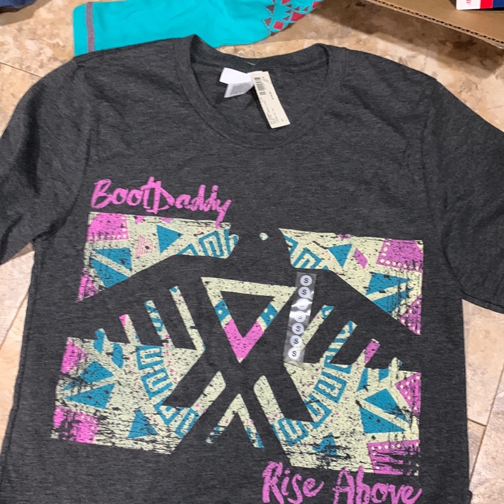 Boot Daddy tee shirt size small. New with tags. Super soft.